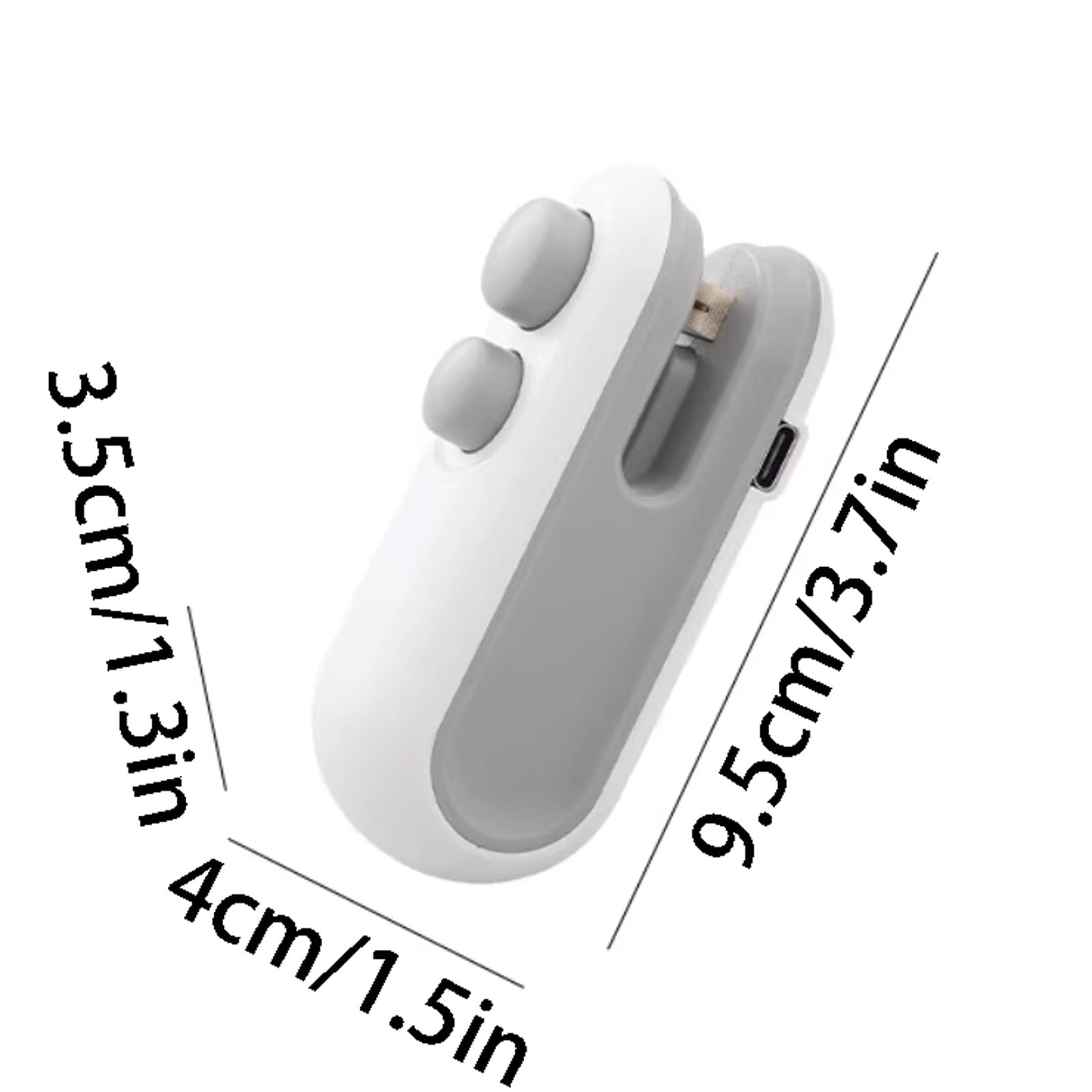 Zgrzewarka próżniowa, przenośna ręczna oszczędność żywności, ładowanie USB, łatwe ręczne pakowanie próżniowe dla świeżości i przechowywania, kompaktowa i lekka konstrukcja
