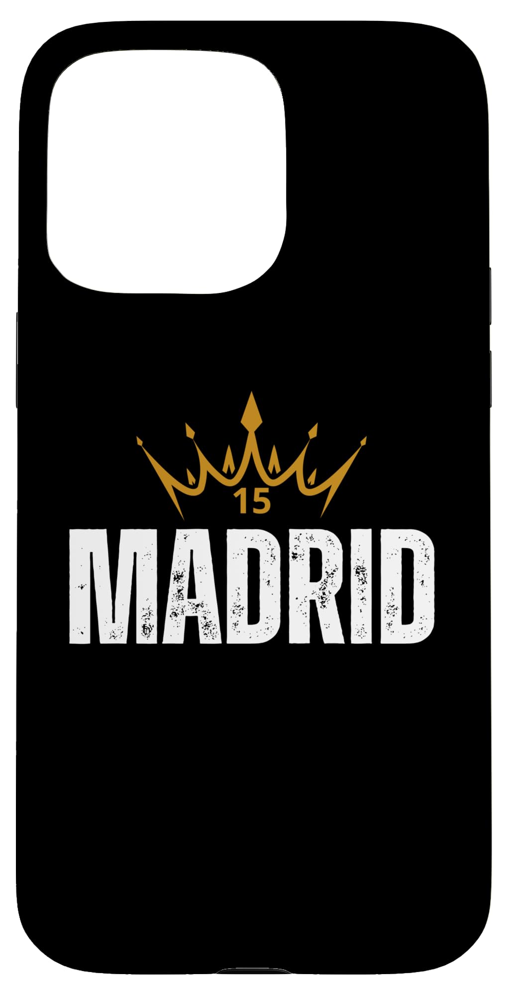 Madrid Vintage Tee , Spain Vintage Apparel Case for iPhone 15 Pro Max
