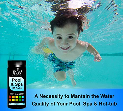 JNW-Direct-Pool-and-Spa-Test-Strips-Quick-and-Accurate-Pool-Test-Strips-7-1-Pool-Test-Kit-100-Bromine-pH-Hardness-and-Chlorine-Test-Strips-with-Ebook-and-App-100-Water-Test-Strips JNW-Direct-Pool-and-Spa-Test-Strips-Quick-and-Accurate-Pool-Test-Strips-7-1-Pool-Test-Kit-100-Bromine-pH-Hardness-and-Chlorine-Test-Strips-with-Ebook-and-App-100-Water-Test-Strips