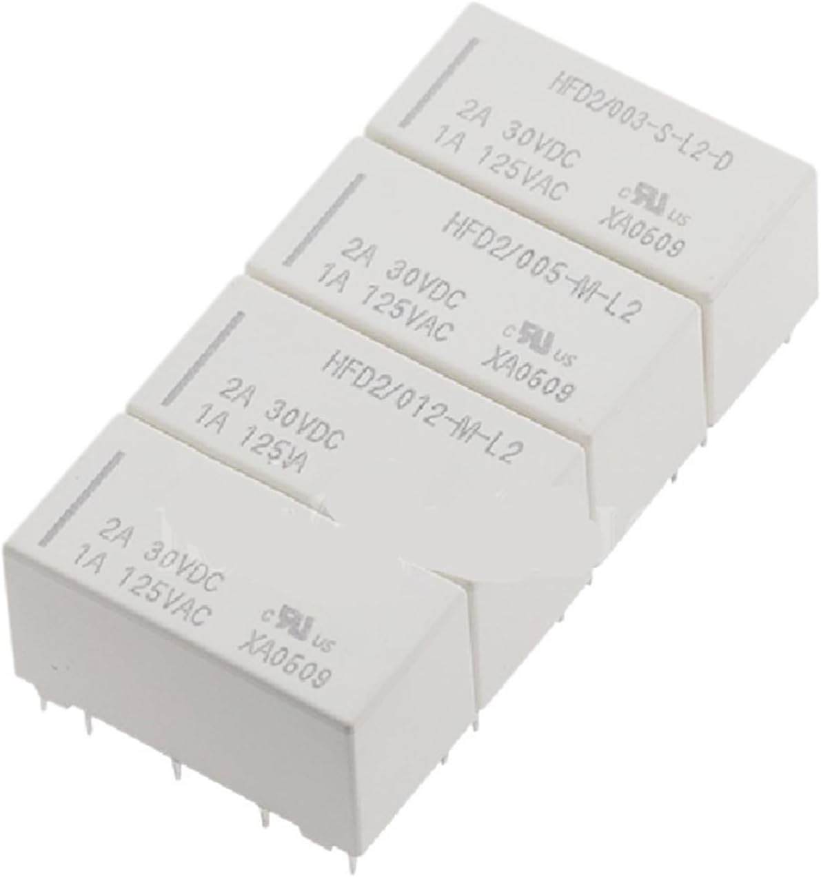 1piece HFD2 012-M-L2 (555) 10 feet Double Coil Magnetic Hold 2A30VDC Relay