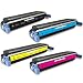 A Plus Compatible Toner Cartridge Replacement for HP C9730A, C9731A, C9732A, C9733A ( Black,Cyan,Magenta,Yellow , 4-Pack) for HP Colour Laserjet 5500 Series