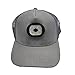 Ultra Bright 120 Lumens LED Light Baseball Cap Trucker Hat Rechargeable Hands Free Adjustable Black Structured Cotton