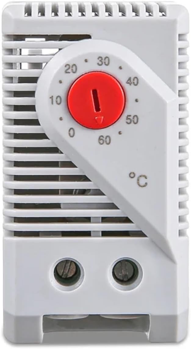 1pc 0-60'C KTO011 KTS011 DIN Rail Mini Compact Bimetallic Thermostat Mechanical Temperature Controller Normal Open Close KTO 011 KTS(ZR011 Heat and Cool)