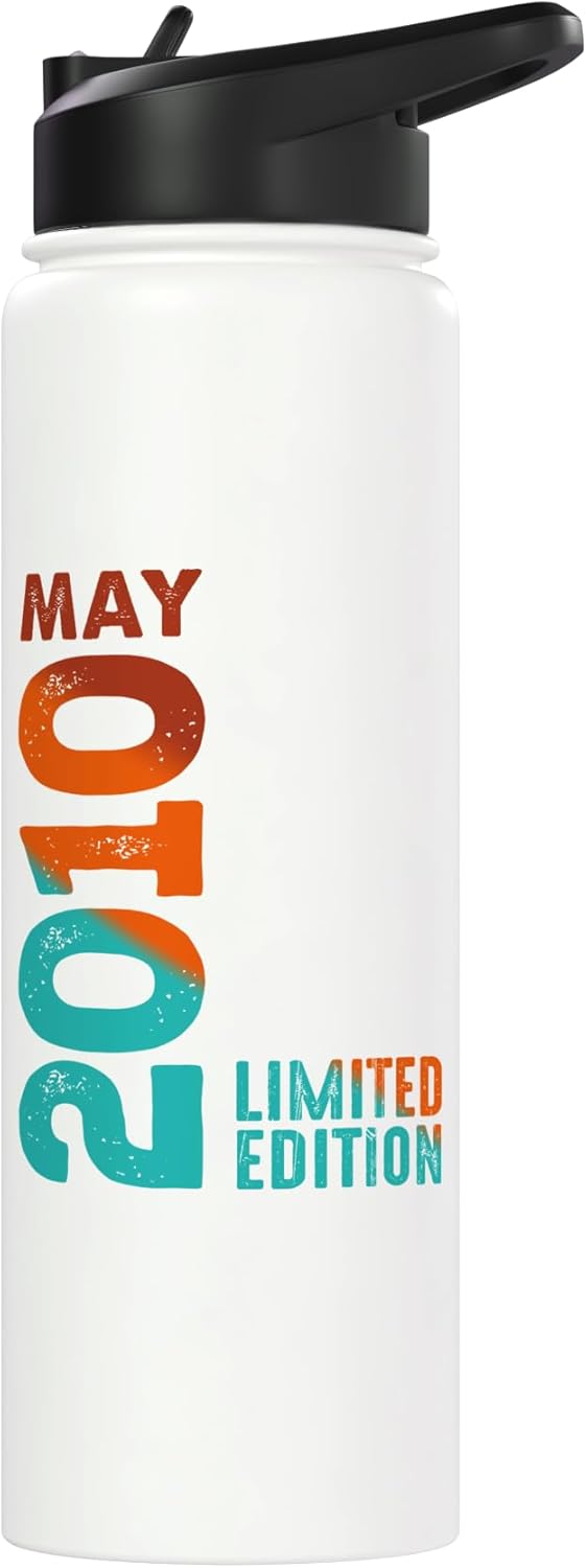 Limited Edition 2010 May 2010 Stainless Steel Insulated Water Bottle