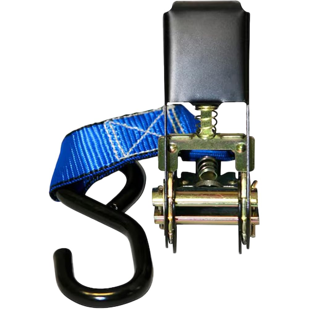 Everest Premium cincho – 1 Pk – 1 en – 15 ft – 500 kg carga de trabajo – 1500 kg resistencia a la rotura – Cambuckle alternativa – carga correas perfecto para mover electrodomésticos, césped equipos y motocicletas, pack de 1