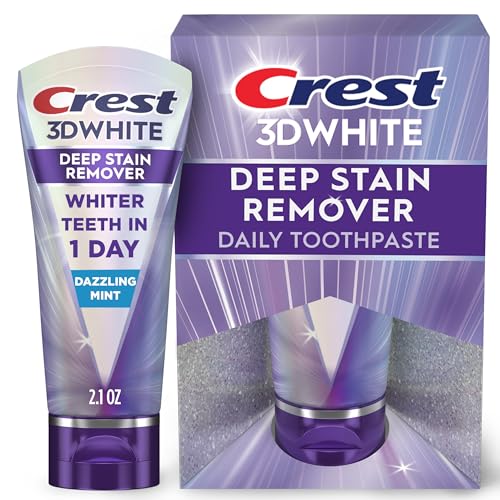 Crest 3DWhite Brilliance Deep Stain Remover Dazzling Mint Toothpaste - 2.1oz
