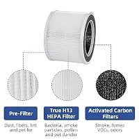 Luftreiniger Filter Ersatzfilter für Luftreiniger PJ01 PJ08 H13 True HEPA – Ansicht 2