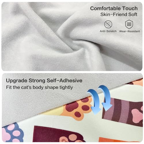 Image of Cat Wrap for Cutting Nails, Self-Adhesive Cat Wrap, Cat Restraint for Nail Clipping, Anti-Scratch Cat Grooming Wrap for Medicine, Nail Clipping, Teeth Brushing, Ear Cleaning