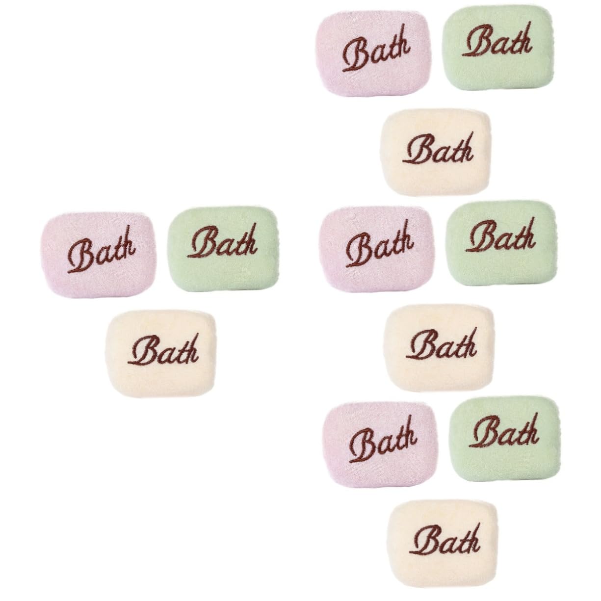 FOMIYES 12piezas Esponjas De Baño Para Bebés y Absorbentes Herramientas Prácticas Cuidado De Nacidos Material Seguro Infantil