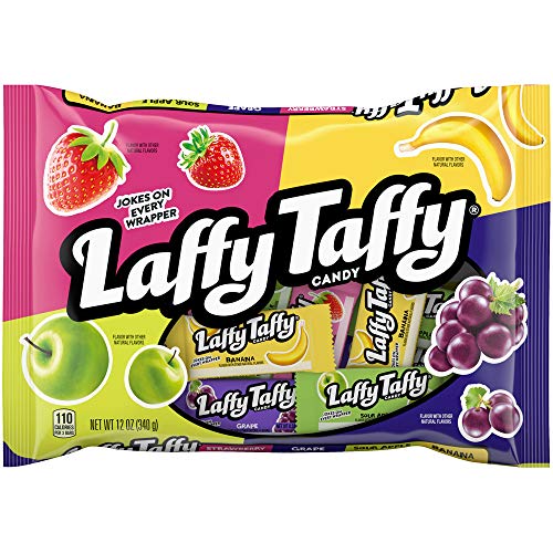 Laffy Taffy Candy, Assorted Flavors, Individually Wrapped Mini Bars, 6 Ounce #TOP16