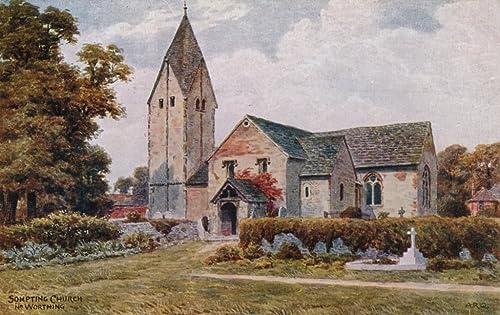 Impression d'affiches église de Sompting Alfred Robert Quinton affiche toile 60x90cm