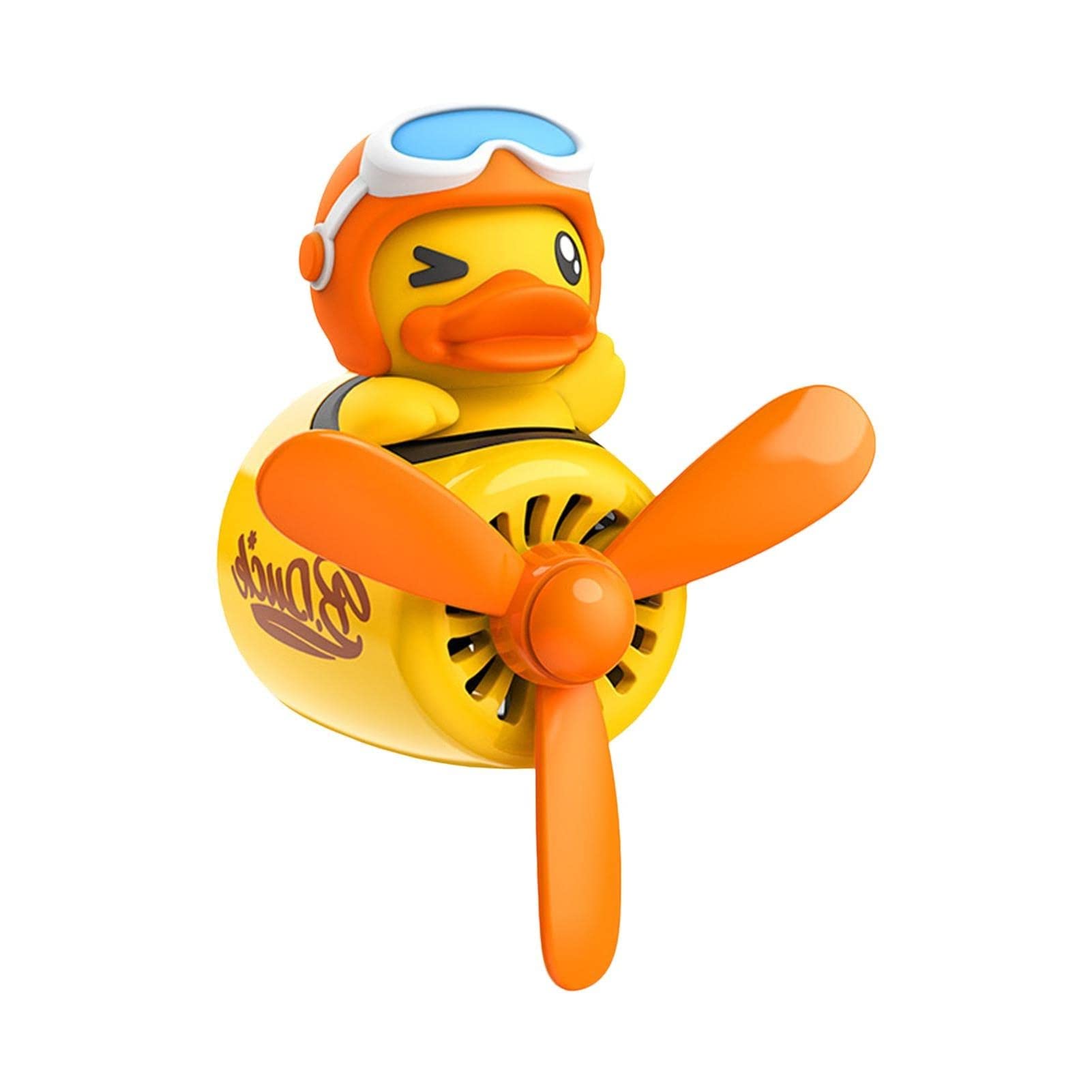 qzjijosen Car Air Fresheners,Cute Bear Pilot Car Diffuser Rotating Propeller Air Outlet Vent Fresheners,Aromatherapy Ornament Car Accessories