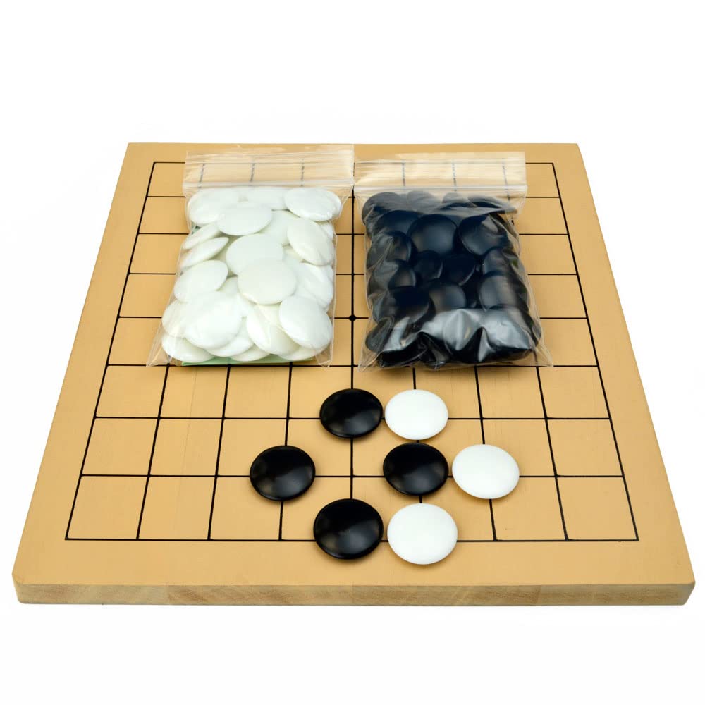 Amazon | 囲碁 訳ありの木製9路盤セット プラ碁石椿 将碁屋ミニ椿油 