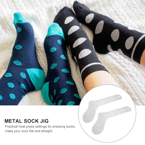 Sublimation de chaussettes sans plis grâce aux 2 plaques d'aluminium