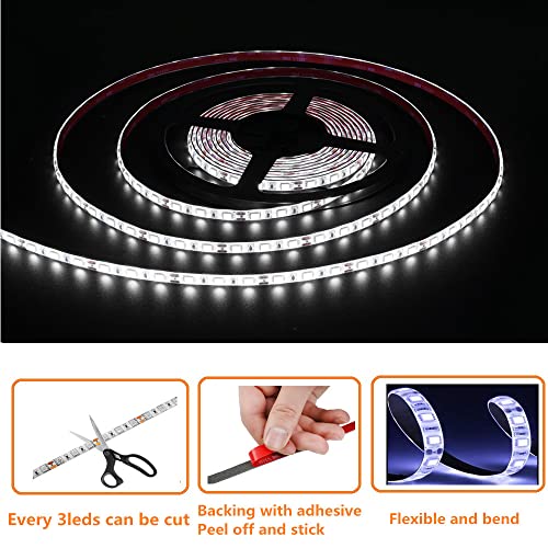 Image of RV Awning Led Lights,12V 13FT Camper Awning Lights for Camper Motorhome Travel Trailer Concession Stands Food Trucks, Waterproof RV Exterior Underglow Light Strip for Party BBQ
