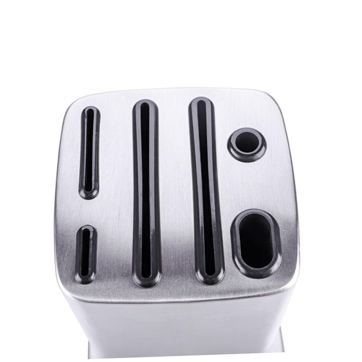 Bloc Couteaux la Cuisine 6 Emplacements en Acier Inoxydable