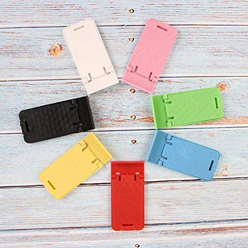 Sxrc Cell Phone Stand,Portable Foldable Desktop Cell Phone Holder,Plastic Cell Phone Stand For Desk, Foldable Colorful Cell Phone Holder,Travel Mobile Phone Holder Random Color 1Pcs #TOP5