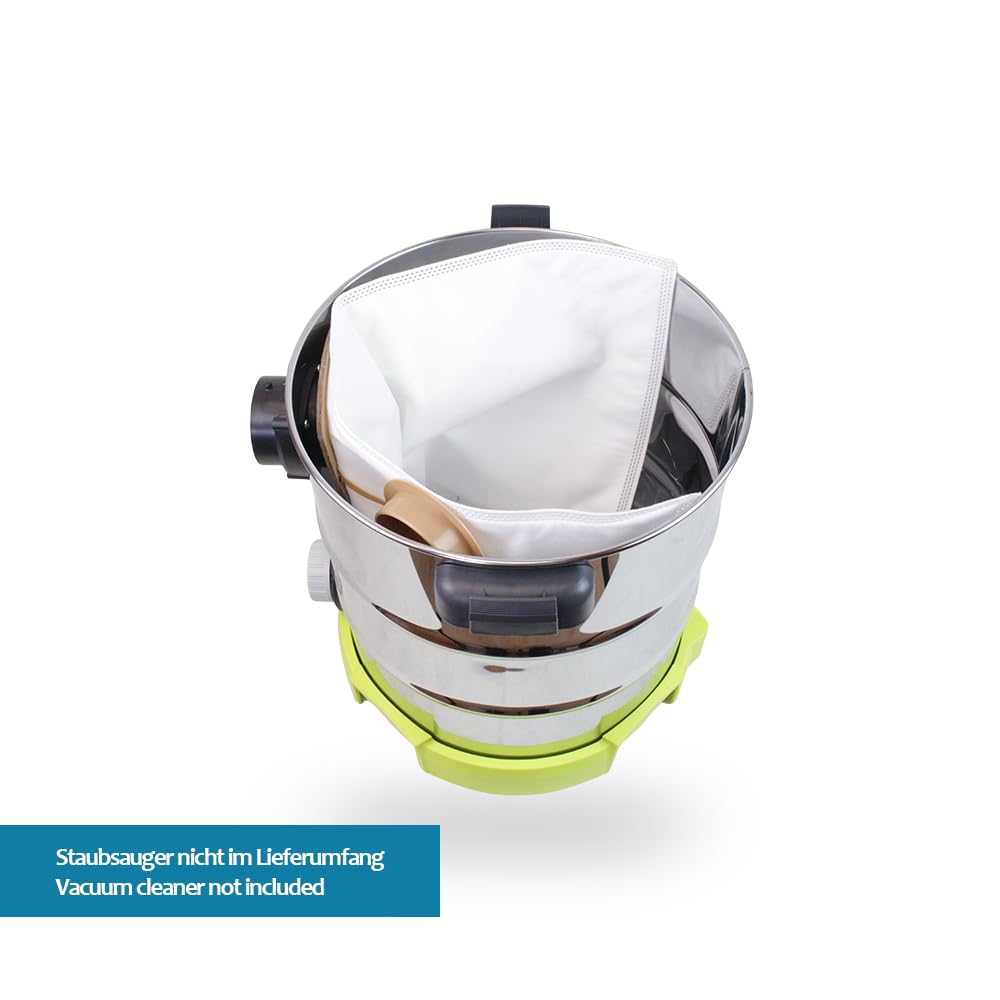 MisterVac | 5 sacs d'aspirateur professionnels. compatibles avec RYOBI RVC-1220 I-G