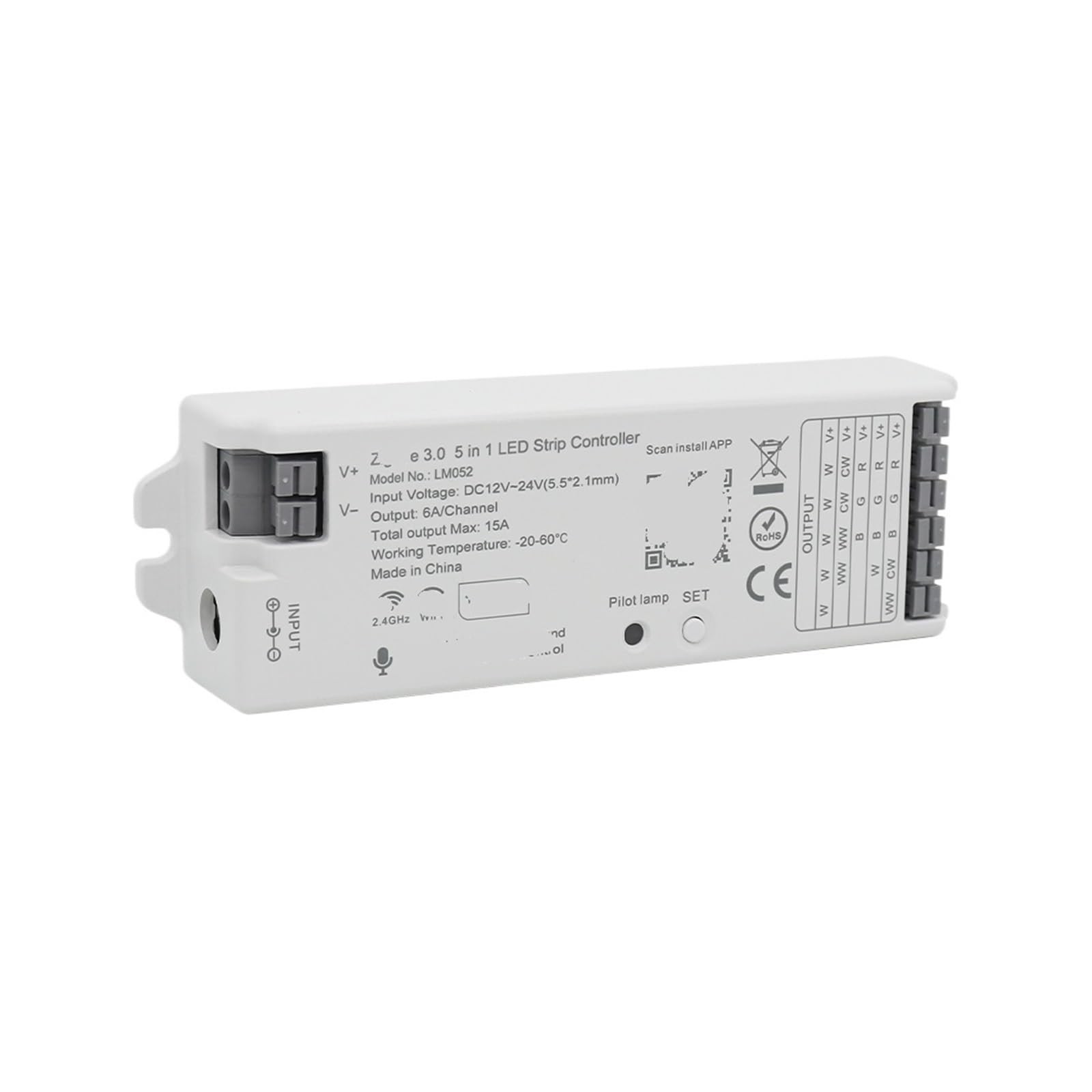Variateur LED pour bande lumineuse 12V 24V afin de tamiser l'ambiance du salon