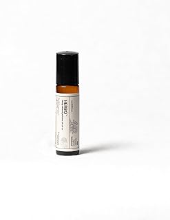 Herbo Hemp-Infused Perfume Oil for Women & Men - Body Oil Roll-On Perfume Unisex - Sweet and Subtle Rose, Lavender, Sandalwood Fragrance Roller (0.3 fl oz)