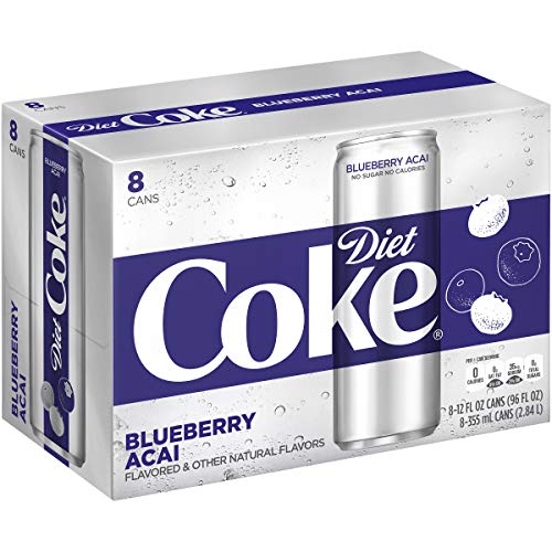Image of McCafe Blueberry Acai Soft Drink, 12 fl oz (Pack of 8)