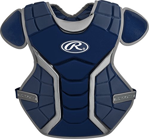 Rawlings Junior Age 9 & Under Renegade Chest Protector 13", Navy/Silver