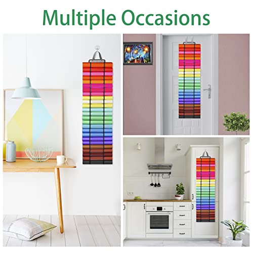 Vinyl Roll Holder, Vinyl Storage Organizer Wall Mount/Over The Door, Vinyl Roll Storage, Craft Vinyl Storage Organizer Idea With 50 Compartments #TOP6