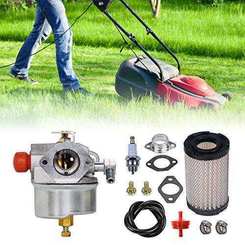 Pinhaijing 632795A Carburetor with 35066 Air Filter Replacement for Tecumseh 632795 632046A 632078A 632099 TVS90 TVS100 ECV100 TVS120 TVS105 TVS115 TVXL115 TVXL90 TNT120 - Thumbnail 4