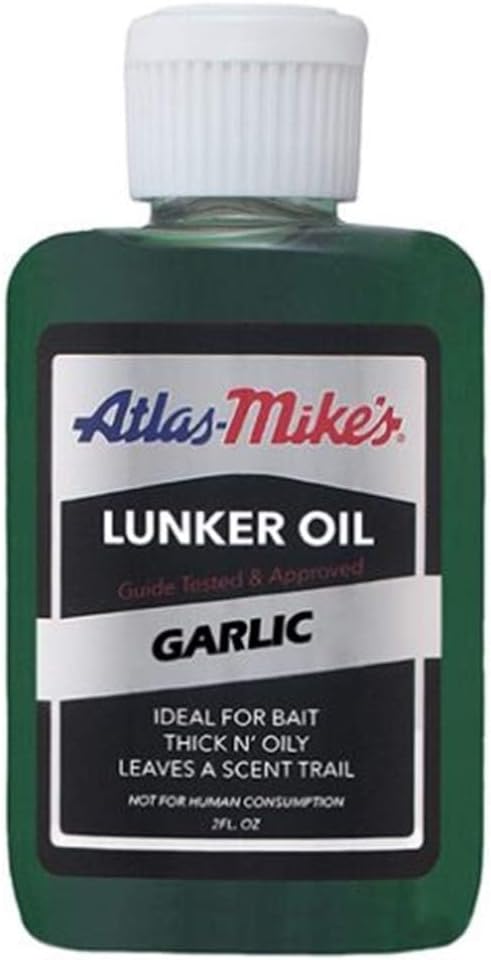 Atlas Mike's Glo Garlic Scent Bait Oil, 2 oz (7004)