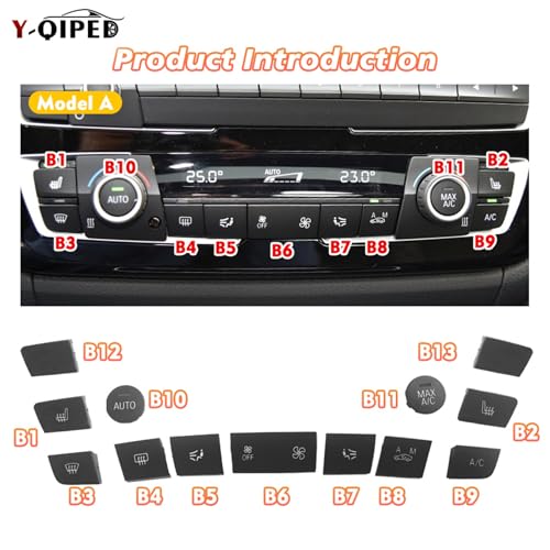 Y-Qiped 9363546 Car Air Conditioning Central Button Switch Heater Climate A/C Ventilation Control Panel Replacement thumb #3