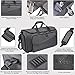 HILOMON Travel Garment Duffle Bag with Laptop Compartment, RFID Blocking Convertible Suit Bag Name Tap Pocket Carry On 2 in 1 Hanging Suit Travel Duffel Work Pouch