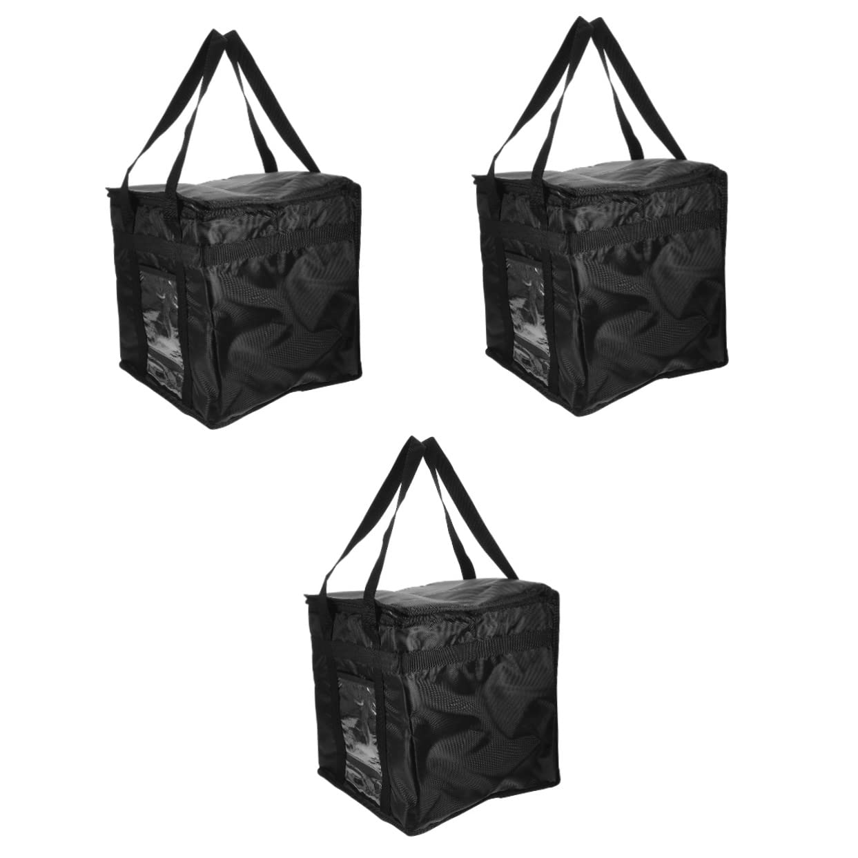 3pcs Glacière Portable Pack de Glace Sacs d'épicerie Pliables Pack de Glace pour Sacs de Nourriture pour Aliments Chauds Transporteur de Boissons Sac d'épicerie Sac de Stockage des Aliments Sac Ther