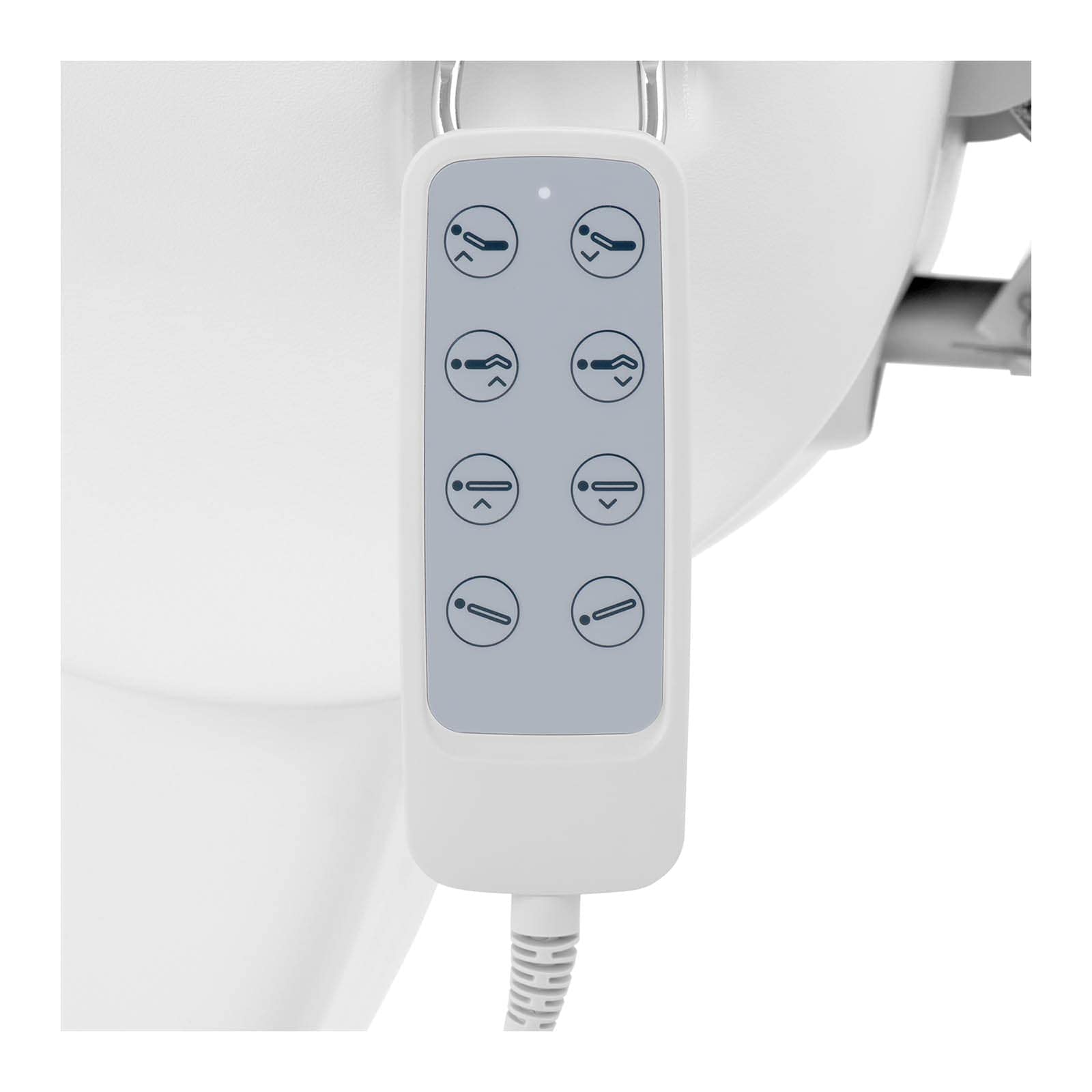 Physa Elektrische Kosmetikliege 4 Motoren 350 W 187 x 57 x 65-91 cm 150 kg rosa/weiß Behandlungsliege Kosmetikstuhl Therapieliege Tattooliege