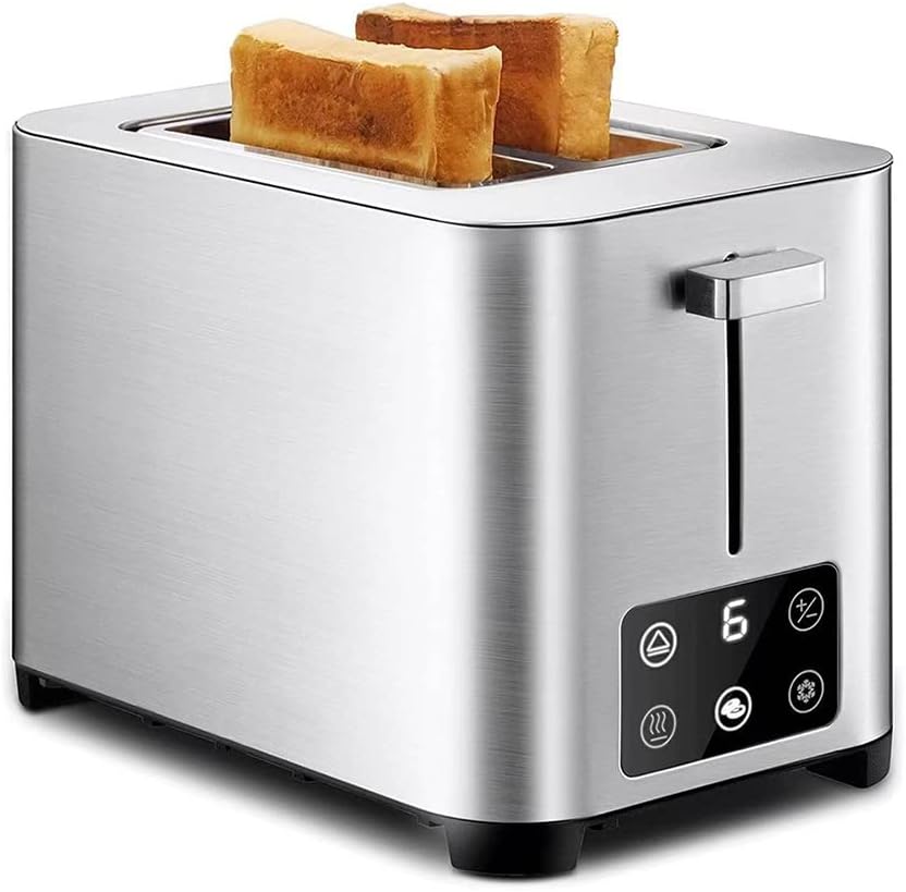 BRULEA Toasters 110V Toaster, Home Hotel Toaster, 2 Slice