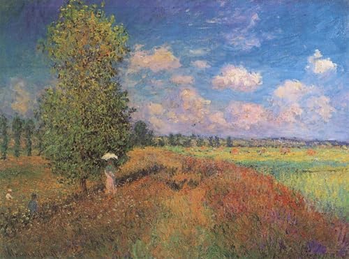 Toile murale abstraite Monet 60x90cm pour habiller un mur vide