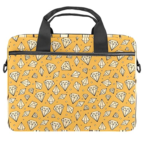 Sacoche PC portable 13,3 pouces fine jaune contre rayures et chocs