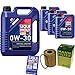 Produktbild Filter Set Inspektionspaket 8 Liter Liqui Moly Motoröl Synthoil Longtime Plus 0W-30 MANN-FILTER Ölfilter