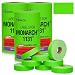 Flou. Green Pricing Labels for Monarch 1131 Price Gun – Buy 3 Sleeves Get 1 Free! – 80,000 Labels with Bonus Ink Rolls
