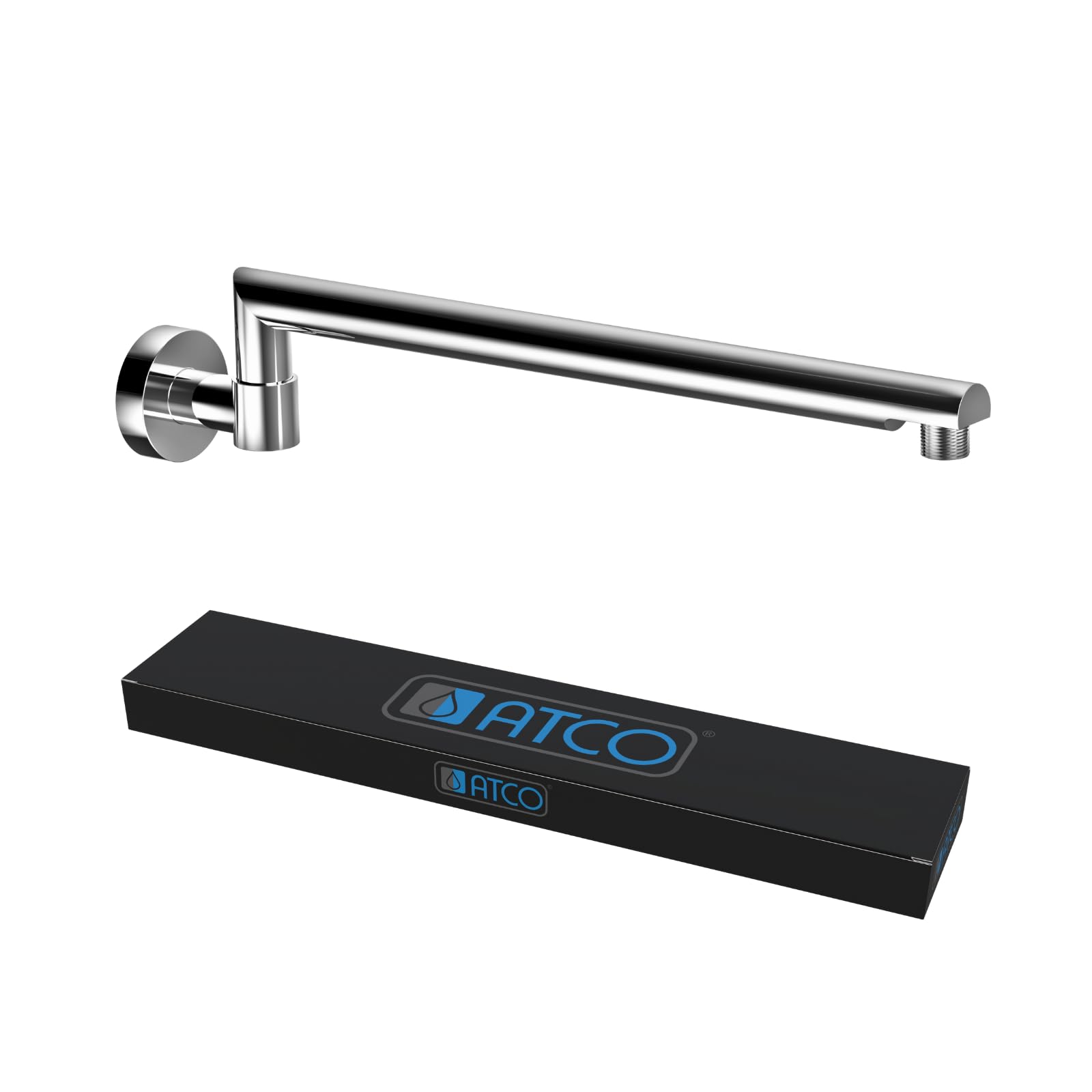 Prolunga Per Soffione Doccia A S - Acciaio Inossidabile, Girevole 360°, Montaggio A Parete - Foto 3