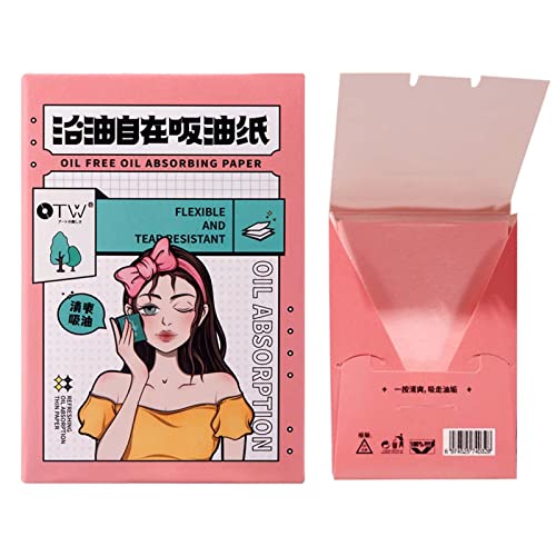 leryveo Papel secante de Maquillaje | Hojas absorbentes de Aceite para la Cara | Almohadillas absorbentes de Aceite Facial de Doble Cara, Papeles portátiles efectivos para Maquillaje, Cuidado