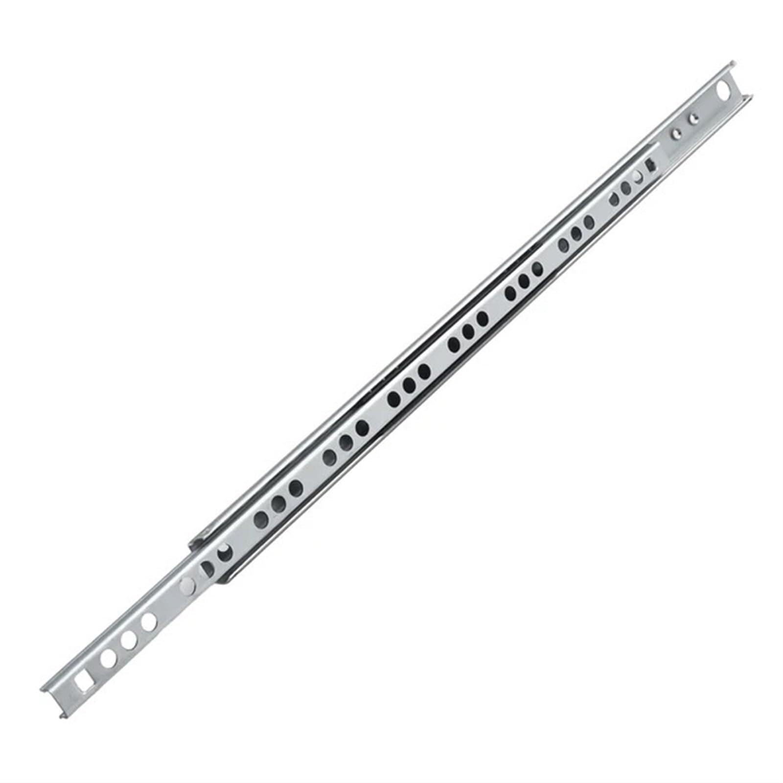 Drawer Runners 8-16 Inches Stainless Steel Drawer Slides Soft Close Track Rail Sliding 2-Section Cabinet Furniture Hardware(13 Inch)