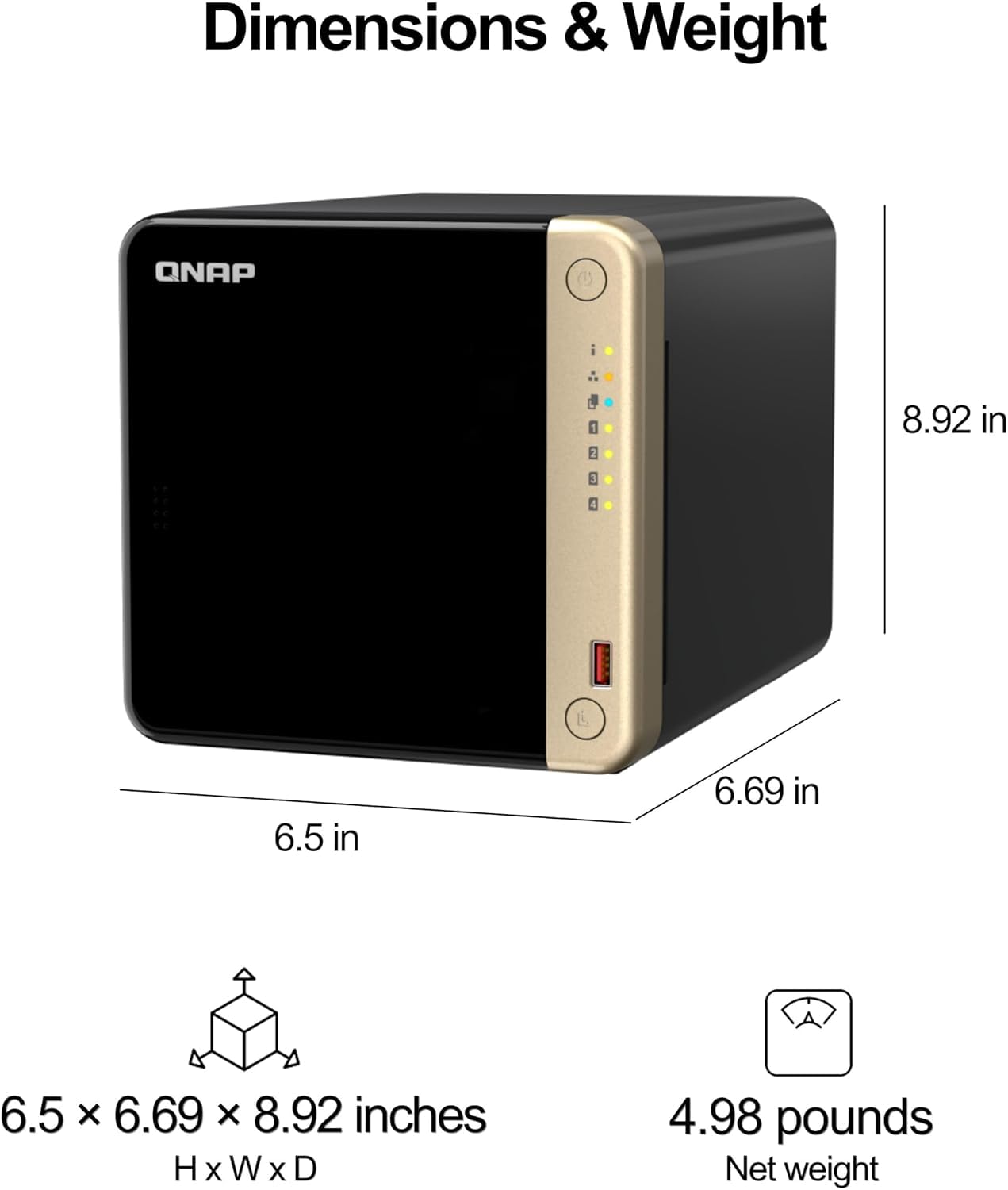 Amazon.co.jp: QNAP TS-464-8G-US 4ベイデスクトップNAS。 | Intel