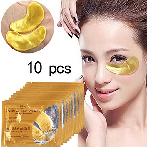 Buy 10Pcs Gold Crystal Collagen Eye Mask Patches Eye Masks Care For Eye
