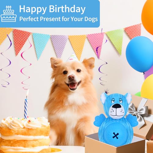 ClawClawHome-Interactive-Dog-Toys-Plush-Dog-Toy-with-Treat-Dispensing-Ball-Squeaky-Dog-Toy-with-Cute-Plastic-Paws-for-PlayingSlow-Eat-Hiding-Food-Enrichment-Toy-for-Small-Medium-Breeds