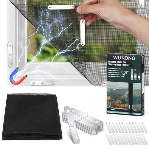 Wukong Fliegengitter Fenster mit Magnet Click –...