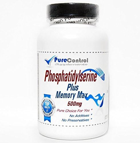 Phosphatidylserine Plus Memory Max 500mg // 200 Capsules // Pure // by PureControl Supplements