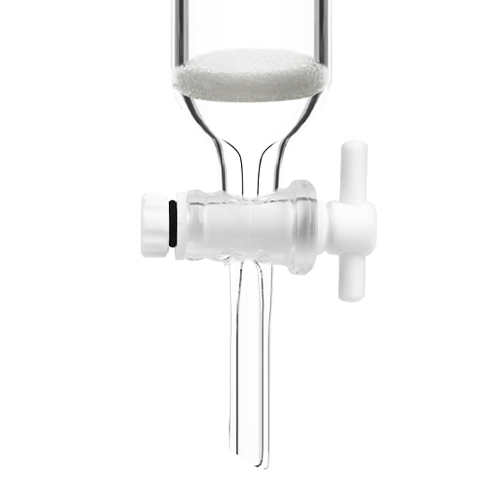 stonylab Colonna di Cromatografia, Diametro Interno 38 mm, Lunghezza Efficace 254 mm, Disco Sinterizzato G2, Giunto 24/40, Vetro Borosilicato Alto per Uso in Laboratorio