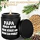 Vatertagsgeschenk für Papa, Vatertag Weihnachten Geburtstagsgeschenk für Papa Opa Ihn Weihnachtskerze Geschenke für Papa Duftkerze Vatertagsgeschenk