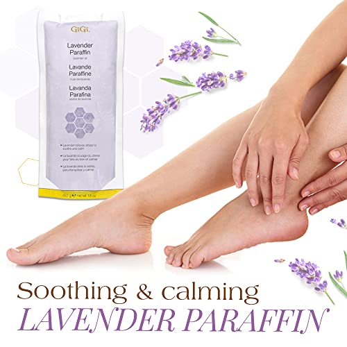 GiGi Cera de Parafina de Lavanda com Óleo de Semente de Uva, 16 Onças