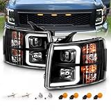 AmeriLite For 2007-2013 Chevy Silverado 1500/07-14 2500HD 3500HD Led,... * (#ad)